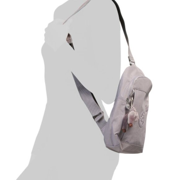 NEW Kipling Sling Backpack Bag Zip Close Key Chain/ Bag Charm NWT - Picture 4 of 14